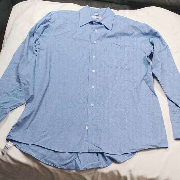 Geoffrey Beene men's long sleeved button down shirt size 15 1/2 (43/35) - Picture 1 of 10